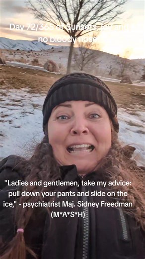 "Ladies and gentlemen, take my advice: pull down your pants and slide ...