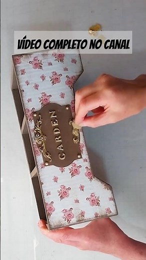 Floral style storage box #box #diy