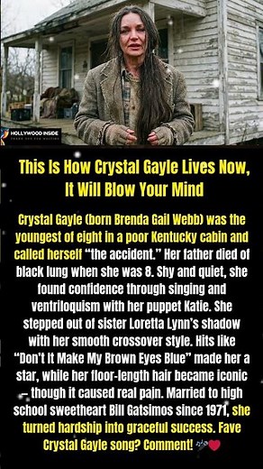 This Is How Crystal Gayle Lives Now, It Will Blow Your Mind #shorts