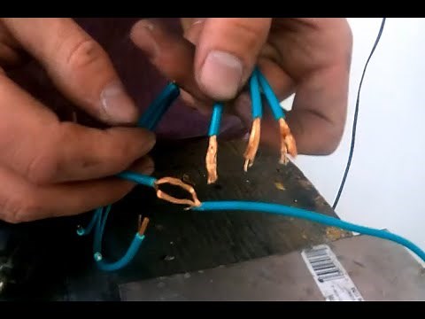 How to splice 4 wires into 1