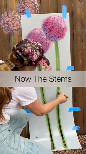 Easy Backyard Makeover 🌿 Fence Stenciling DIY That Creates an Outdoor Oasis!