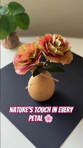 🌿 Natural DIY Flower & Leaf Making | Handmade Flower Craft | Easy DIY Art & Craft