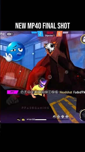 MP40 FINAL SHOT 💀 FREE FIRE NEW MP40 FINAL SHOT | free fire final shot #ffa2bgaming