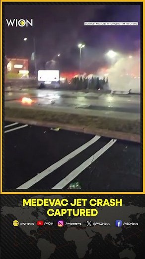 Philadelphia Crash: Dramatic Video Captures Moment Medevac Plane Hits The Ground