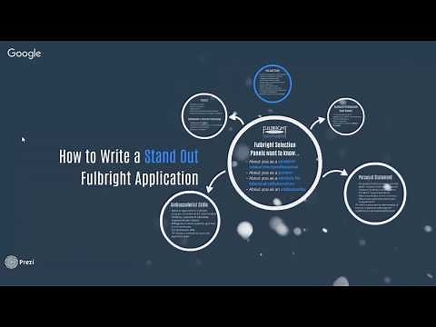 How to Write a Stand-Out Fulbright Scholarship Application