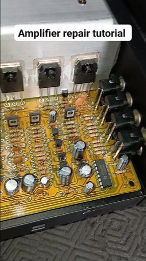 Amplifier repair tutorial #electronics #technician #soundsystem #amplifier #reelsvideoシ | Alfredo Pandan