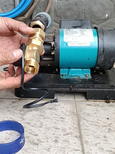 pemasangan flow switch pompa booster wasser PB 218 EA #pompaair #wasser #pompabooster