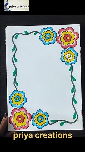 10 Easy Border Designs | Simple & Beautiful Drawing Borders ✨