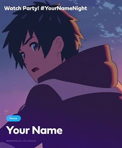 31K views · 1.9K reactions |  Your Name is now streaming on AnimeLab Premium for one week only! Brought to you by the October 7th DVD & Blu-ray release of Weathering With You, we're holding a Your Name Watch Party this Sunday, with prizes up for grabs! 拾 RSVP now: https://bit.ly/3hFb1Ue | Funimation | Facebook