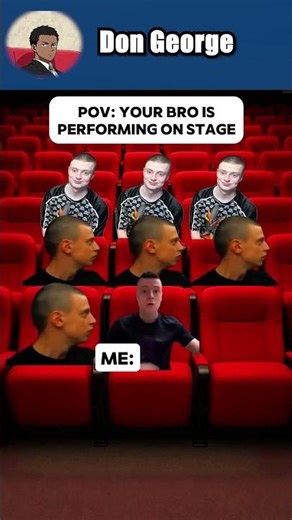 When your bro is performing on stage.. #memes #funnyshorts #performing