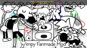 FNF Diary of a Wimpy Kid - "Wimpy" FANMADE Mod for Friday Night Funkin' | FNF Mods