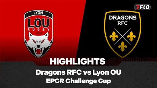 Full match highlights: Dragons RFC vs Lyon OU EPCR Challenge Cup 2025-2026 round 2