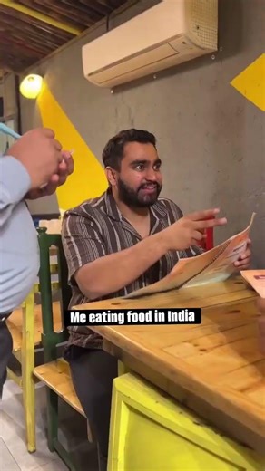 Me eating food in India vs foreign #shorts #shortsfeed