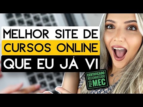 MELHOR SITE DE CURSOS ONLINE GRATUITOS QUE EU JÁ VI | CERTIFICADO RECONHECIDO PELO MEC | Mari Rel