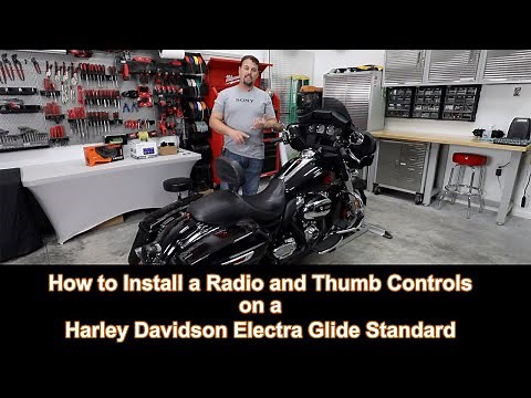 How to Install a Radio and Thumb Controls on a Harley Davidson Electra Glide Standard