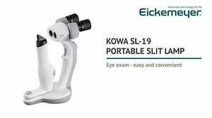 Kowa SL-19 handheld slit lamp - eye exam easy and convenient