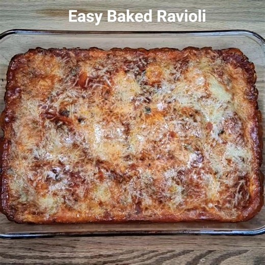 Easy Baked Ravioli