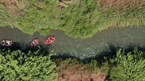 Rubber Boats Jordan River Heading Downstream Stock Footage Video (100% Royalty-free) 1101026871 | Shutterstock