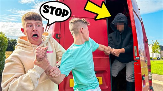 A stalker follows a little brother home in a scary incident