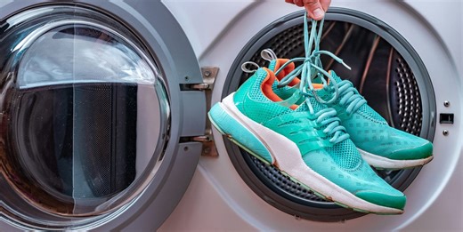The secret to washing trainers in the washing machine
