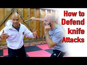 How to defend a knife attack to the neck - Wing Chun