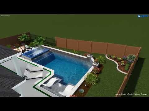 Duran Family Pool- Professionally designed by Halston Draeger