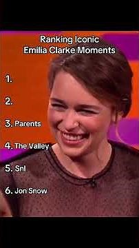RANKING EMILY CLARKE MOMENTS