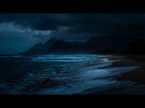 Gentle Waves by the Ocean Shore | 10 Hours of Relaxing Sea Sounds for Deep Sleep and Calm Mind
