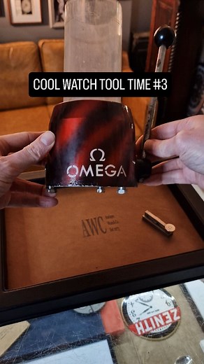 Cool vintage watch tools again! Picked this Strange vintage omega tool up in poor state many years ago! Nice ornament now but any ideas on its original use? Let us know in the comments below 👇💡👍 | Antique Watch Co UK.