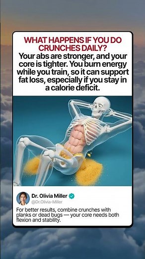 Crunches VS Belly Fat | What Actually Happens Inside Your Body #health #facts #gym