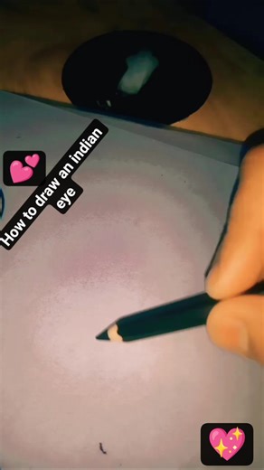 how to draw an indian eye 👁️