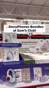 🎧 These new StoryPhones Bundles make a great gift idea! These storytelling headphones for kids are perfect for screen-free entertainment and come with everything they need: Bluetooth headphones, 3 StoryShield disks, a travel bag, and more—just $99.98! Perfect for road trips. #samsclub #samsclubfinds #toddlermom #disneyfamily | Sam’s Club Lovers