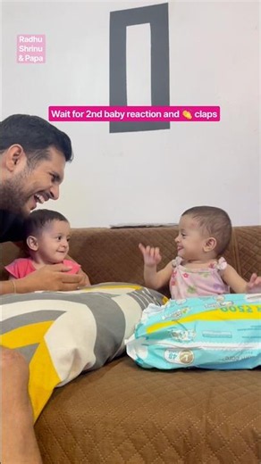 Best video Reaction u will see today #twingirls #papa #daughter #twinsisters #twinparents #twindad