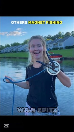 Others Magnet Fishing vs This Guy 💀 Unreal Find! #shorts #trollface #trending #viral