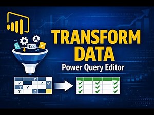 8. How to Transform Data in Power BI | Power Query Editor Step-by-Step
