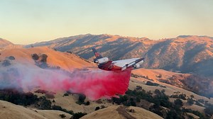 10 Tanker Air Carrier | Fighting the #CreekFire in #AlamedaCounty #California. 10 Tanker has dropped 25 percent of the cumulative retardant used across all... | Instagram