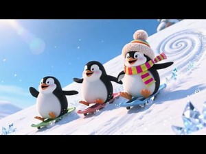 Happy Feet Penguin Parade | Fun Winter Dance Rhyme for Kids | Nursery Rhymes & Songs for Children