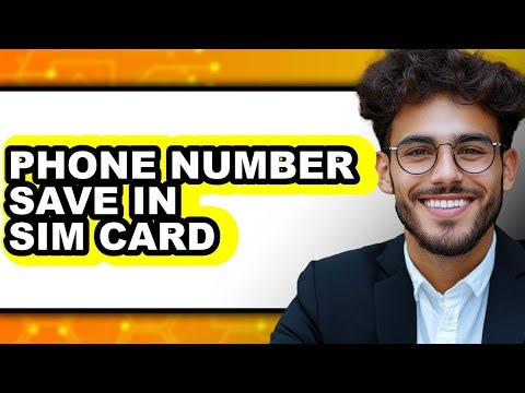 How to Phone Number Save in Sim Card (updated)