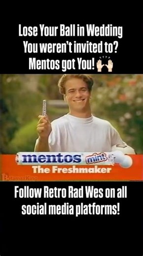 He Faked Being Invited 😭 #Mentos #90sNostalgia #Shorts #Throwback #Retro #soccer #wedding #90s #ha