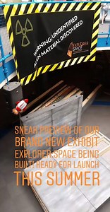 What an exciting start to the week 🤩! The building of our brand new interactive zone Explorer:Space is officially underway - check out the sneak peek 👀👇. Access to our lower exhibition floor is limited for the next few weeks, but we’ve relocated the exhibits so you’re not missing out! And it'll all be worth it when Explorer:Space launches this summer! 🚀 | Winchester Science Centre