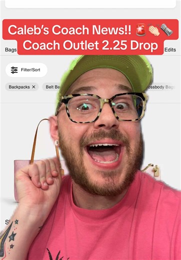 Hey Babes!!! The 2.25 @Coach Outlet drop is officially online!!!! It does appear the prices are wonky so let’s hope it fixes it self soon!!! 👏🏻🎉🤩 Wanted to show you steps on how to get to the bags!!! I alway get so lost during drop day so I thought this might help you would babes!! 💚💖💙💛 Caleb loves ya and I hope you get everything your wanting in this glorious drop day! 👜🔥👀🚨 #coach #coachbag #bagsoftiktok #coachny #coachoutlet