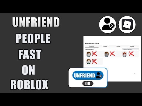How To Unfriend People Fast On Roblox | Quick & Easy Method