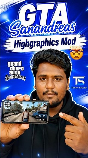 GTA SA High Graphics Android லையா? 🤯 | GTA SA High Graphics Mod Android Free 🤩 #gtasa #techyshaju