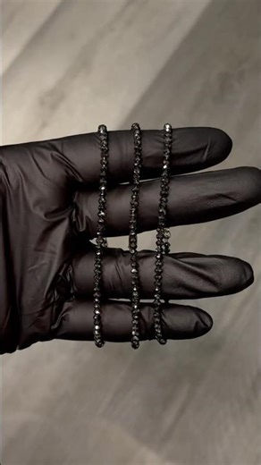 Black Diamond Bead Bracelet | Item #70925