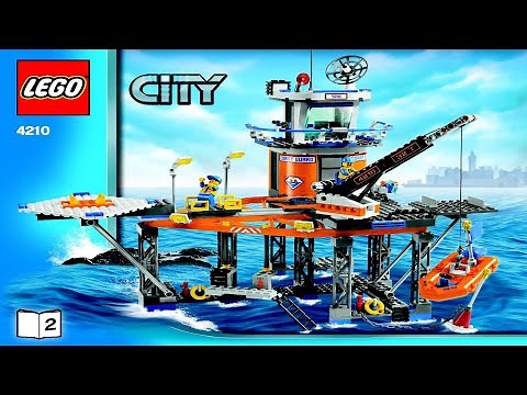 LEGO instructions - City - Coast Guard - 4210 - Coast Guard Platform (Book 2)