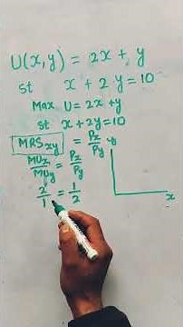 #shorts linear utility function constrained optimization