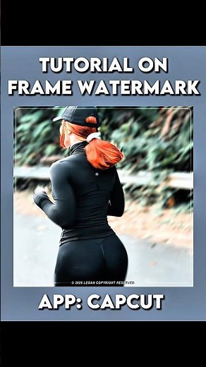 CapCut || Frame Watermark Tutorial