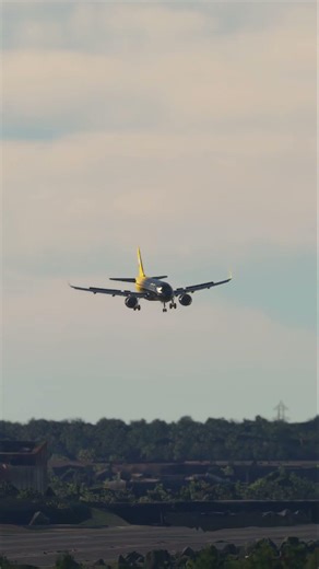 Impossible Landing!!! Amazing View before the Plane Lands at the Airport eps695