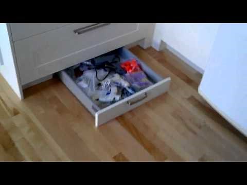 how to build a hidden drawer in toe kick