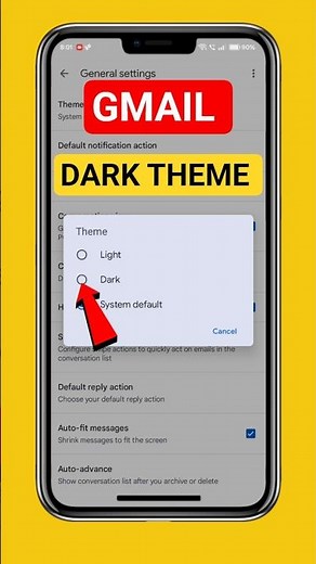 Gmail Me Dark Mode Kaise Enable Kare | Theme